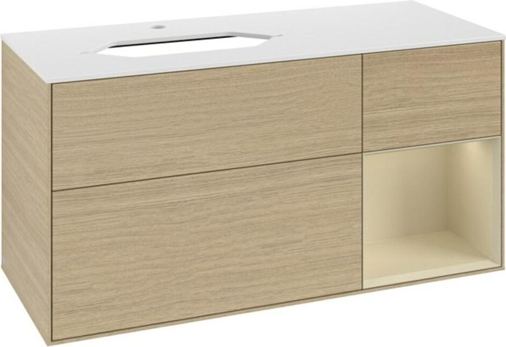 Villeroy & Boch F281HJPC Waschbeckenunterschrank Finion F28