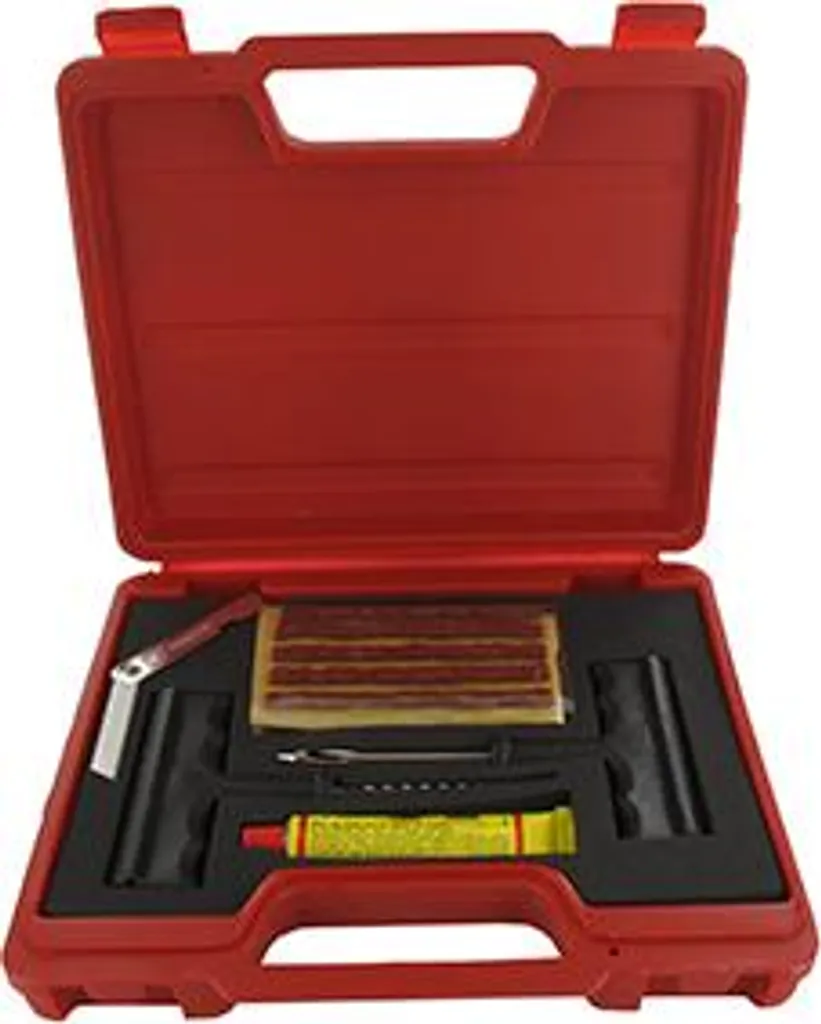 Kit réparation pneu tubeless haute résistance avec mèches de 100mm