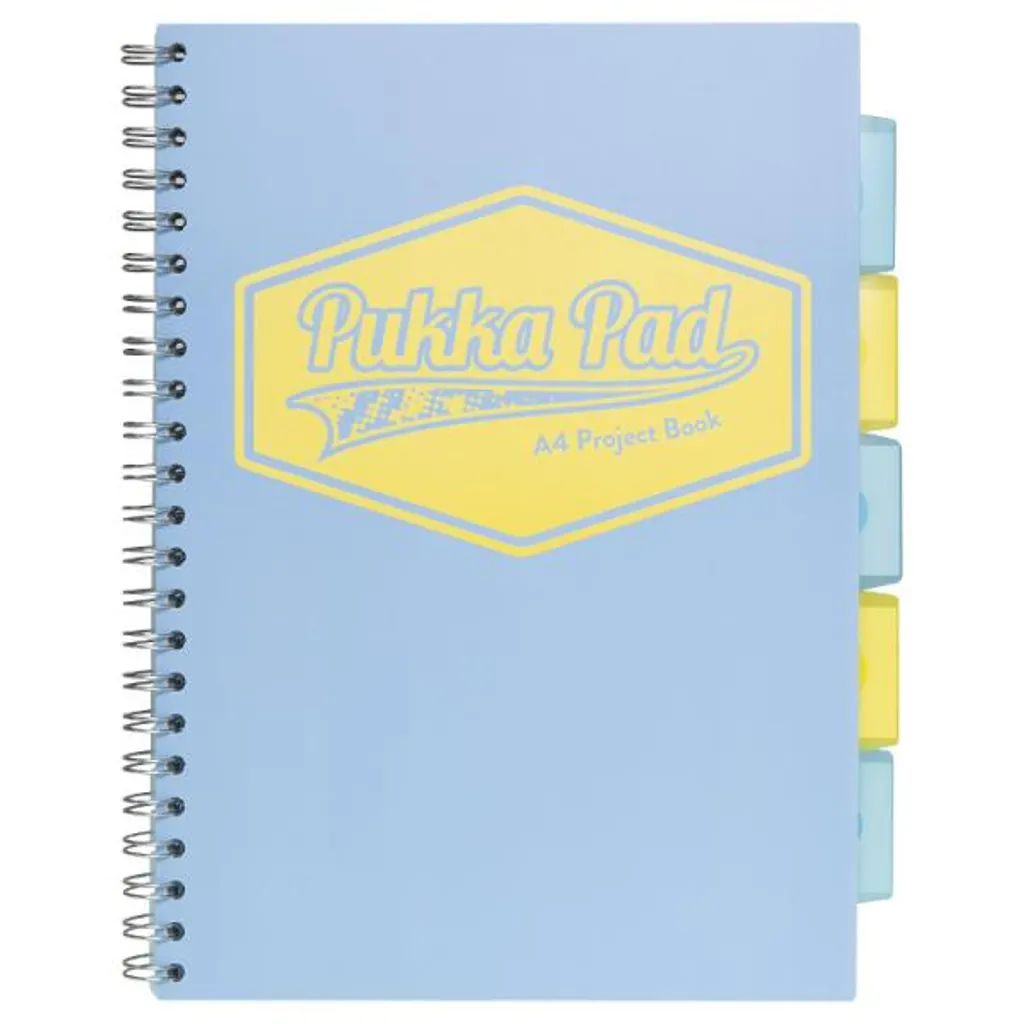 Maxi Quaderno A4 Blu Pastello a Quadretti 5mm - Design per Ufficio