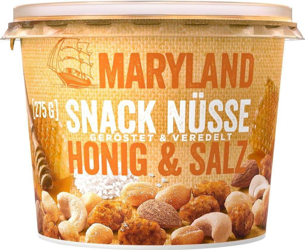 Maryland Snack Nüsse Honig & Salz 275g