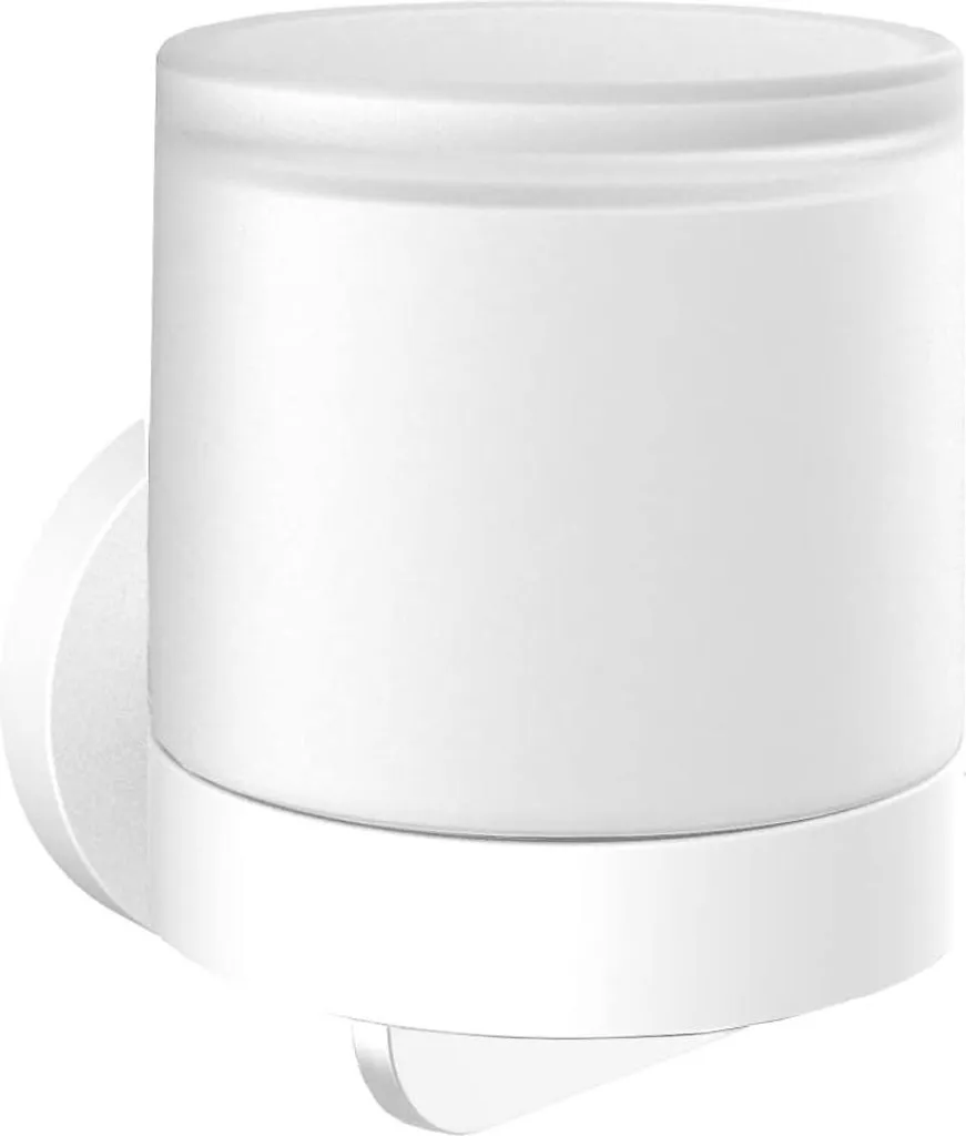 Distributeur de savon mural blanc mat robuste anti-goutte et durable