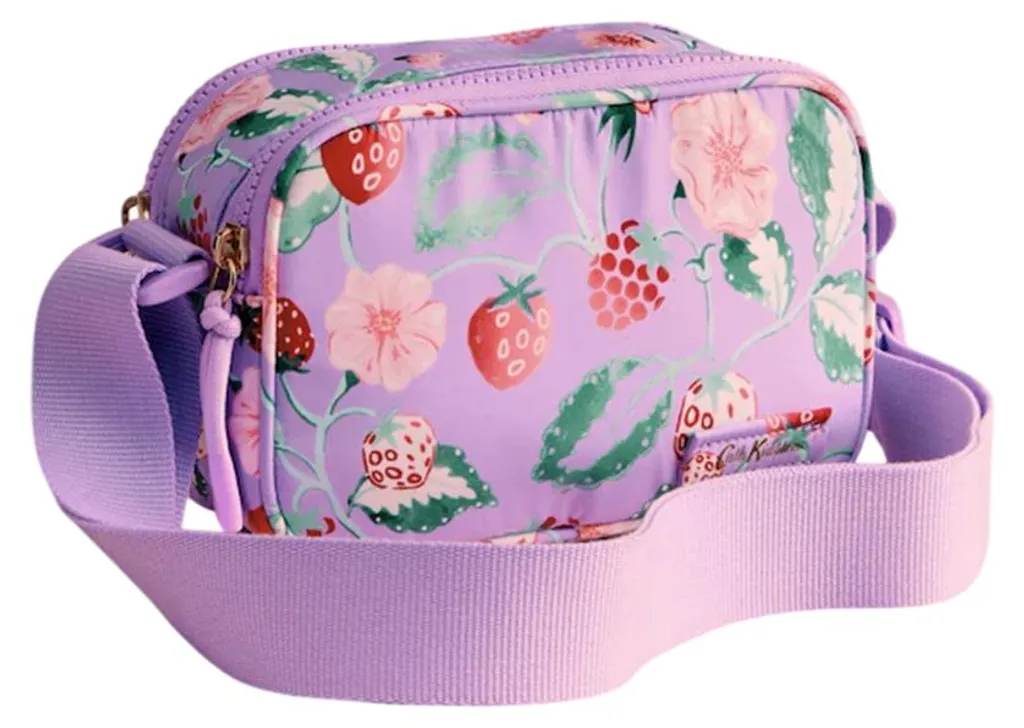 Housse Appareil Photo Anti-Choc Cath Kidston Fraise CT253 Rose Violet