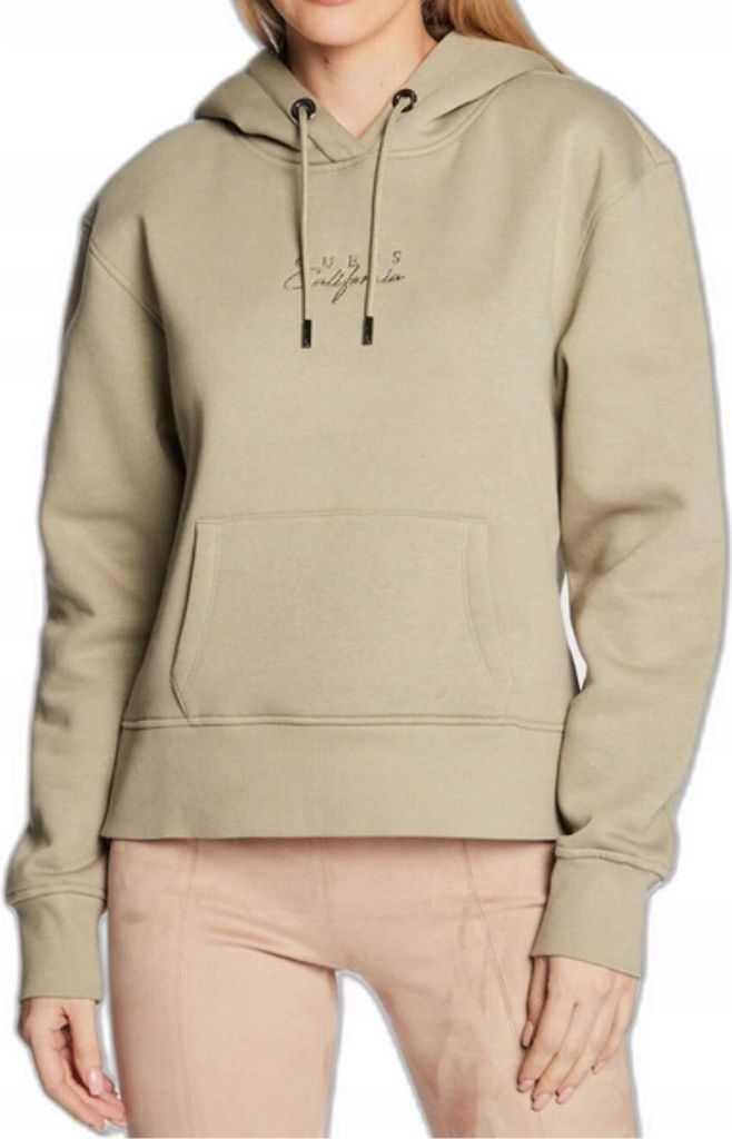 Guess Damen Kapuzenpullover S – Komfortabler und stylischer Hoodie in Grün