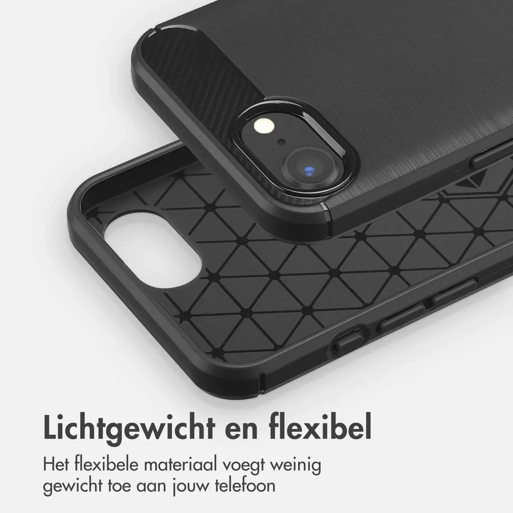 imoshion Cover posteriore spazzolata iPhone 16e - Nero - 5
