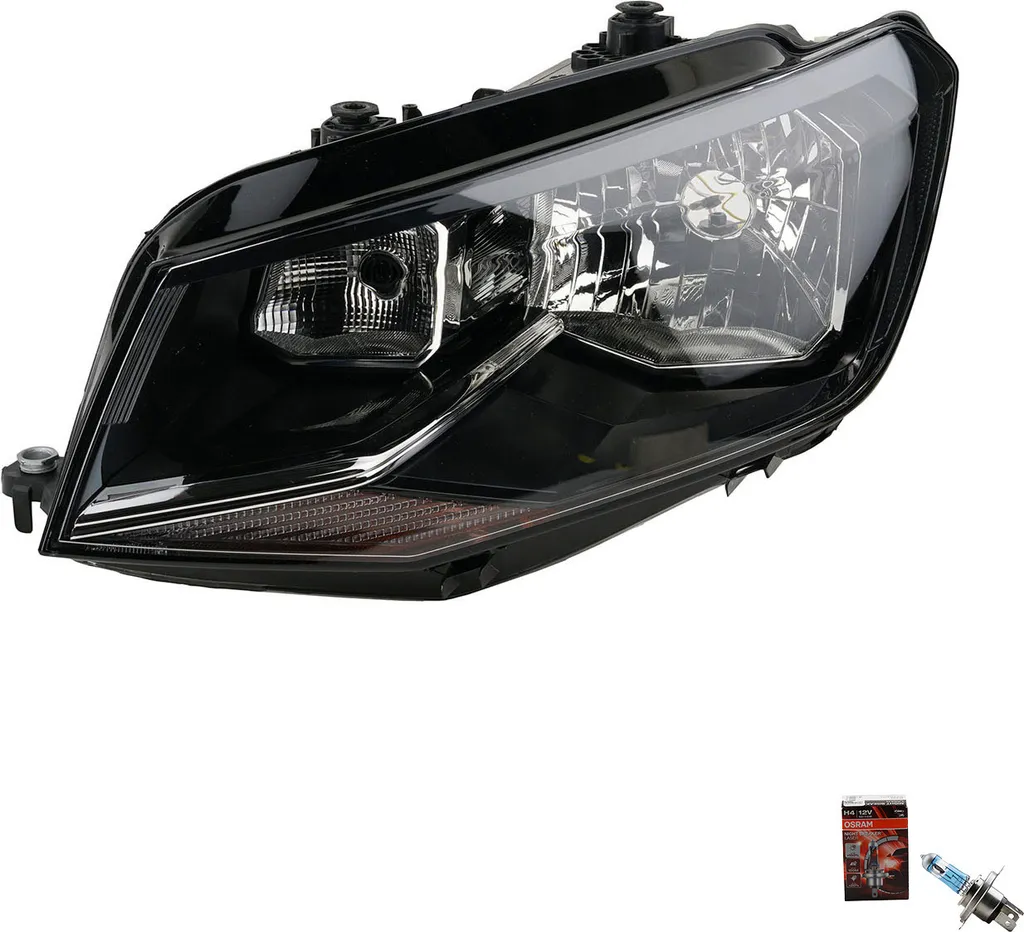 Upgrade Faro Sx VW Caddy IV: Johns + Osram Night Breaker Laser