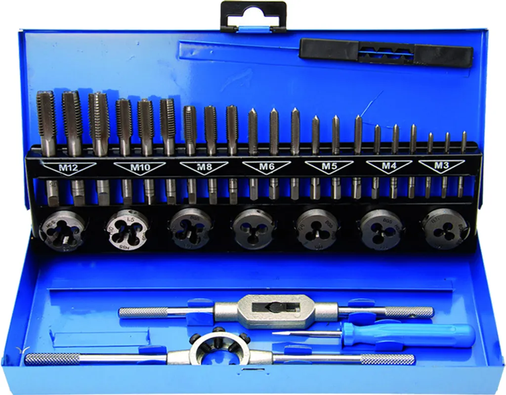 Kit Maschi e Filiere 32 Pezzi Sessamen-LP - Utensili Filettatura Fine