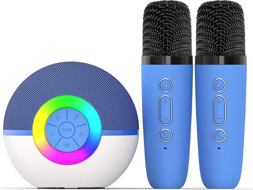 Machine à karaoké enfant portable Bluetooth et micro rechargeable