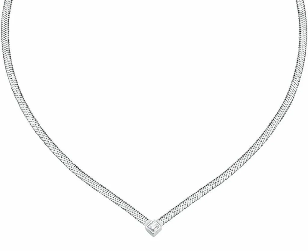 Collier acier inoxydable anti-ternissement avec cristal Hádek Gioia