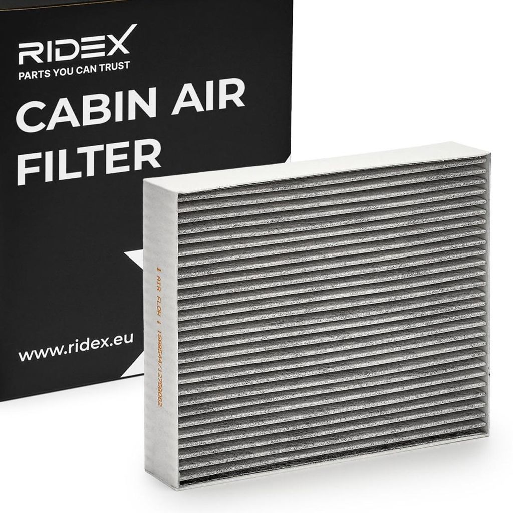 RIDEX 424I0458 Aktivkohle Innenraumfilter Pollenfilter für Produktbild 