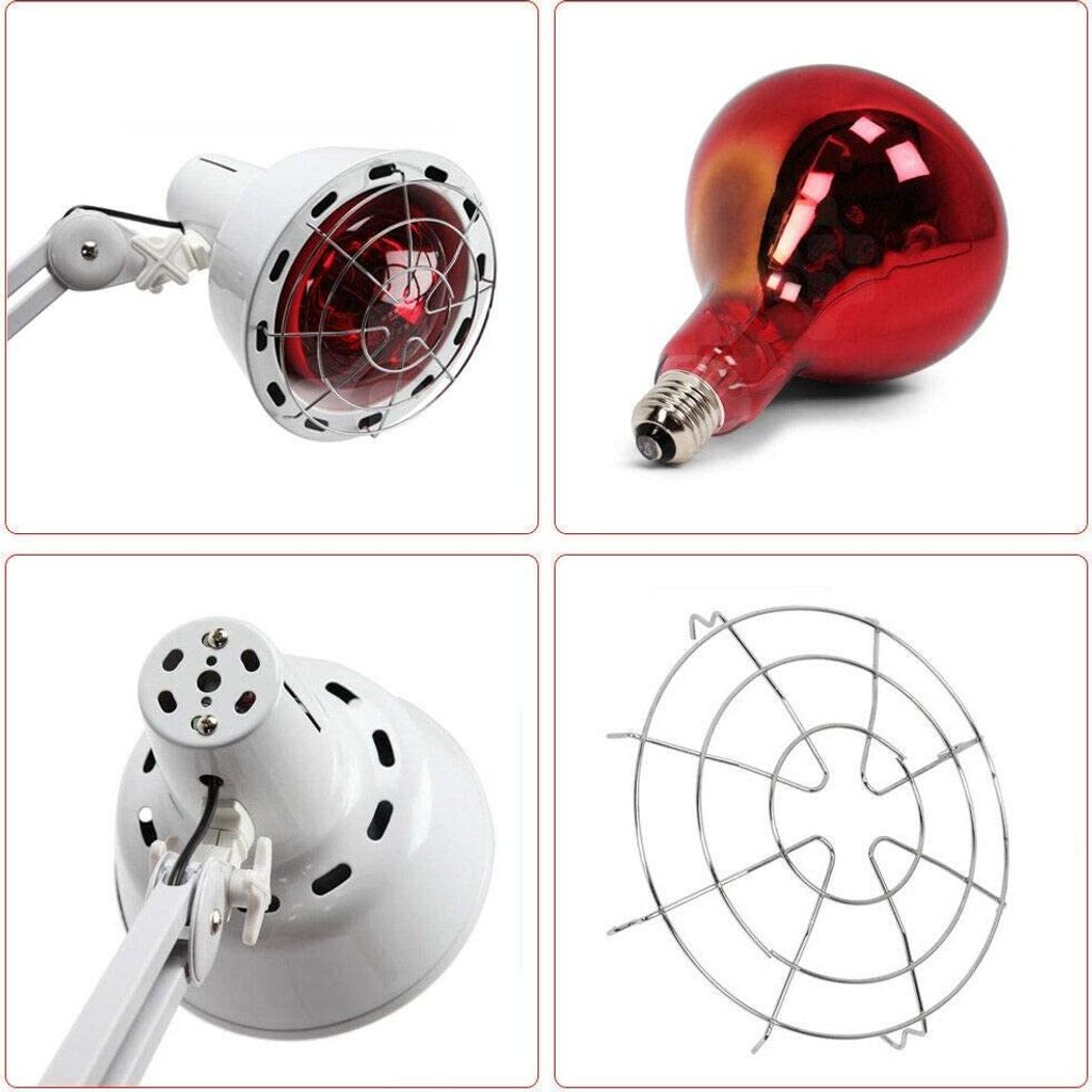 Infrarotlampe 275W Wärmelampe Regulierbar Infrarot Lampe Produktbild 10