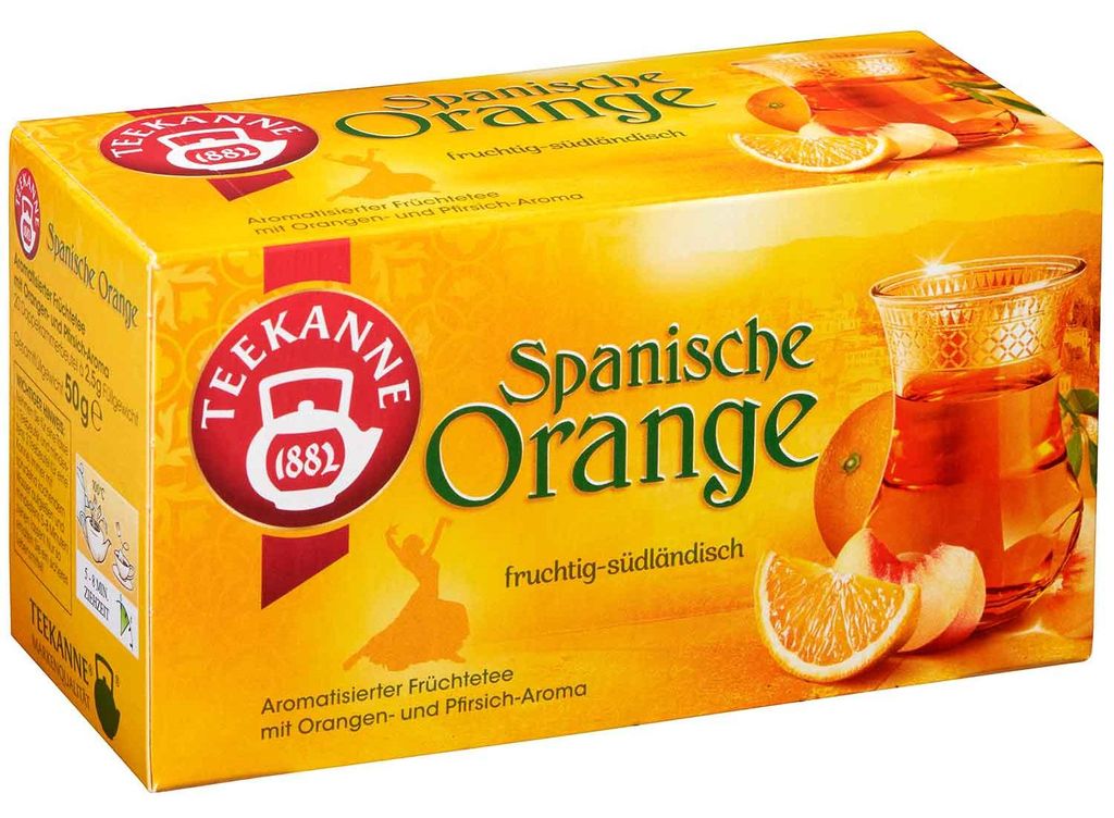 TEEKANNE Thé à l'orange espagnole 20 portions Image du produit 