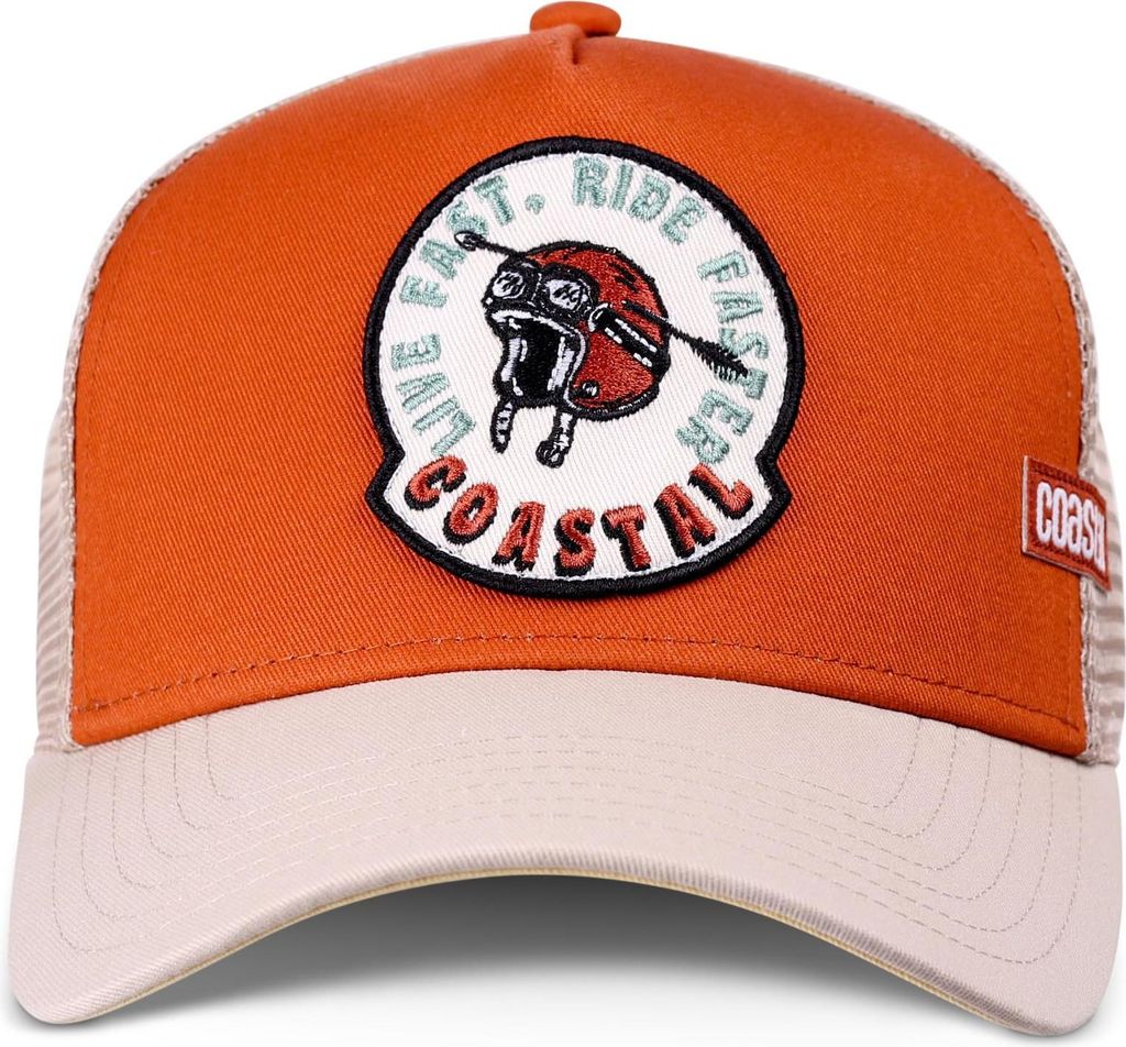 Coastal HFT Trucker Cap Ride Faster Rust