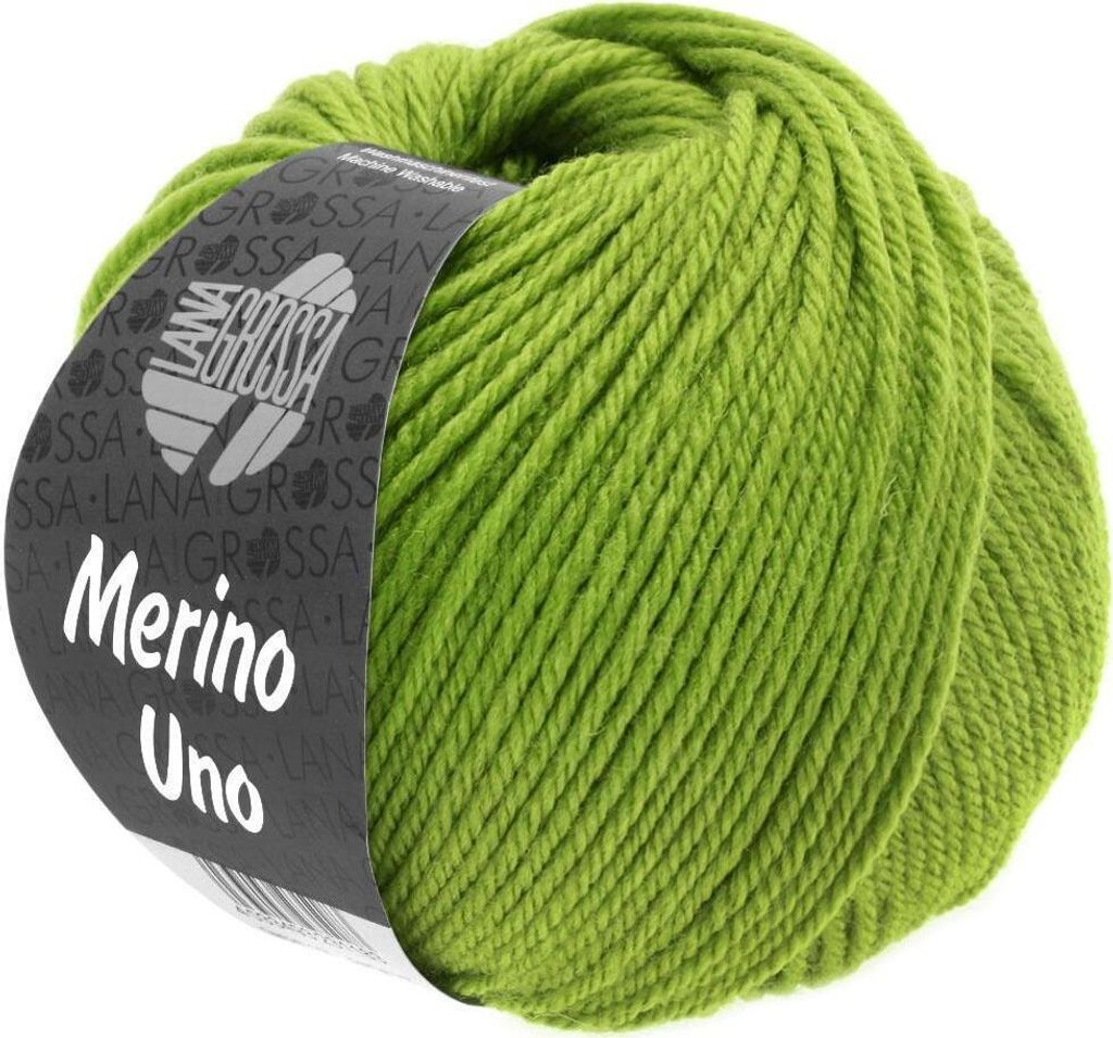 Lana Grossa - Merino Uno 0021 apfelgrün Produktbild 
