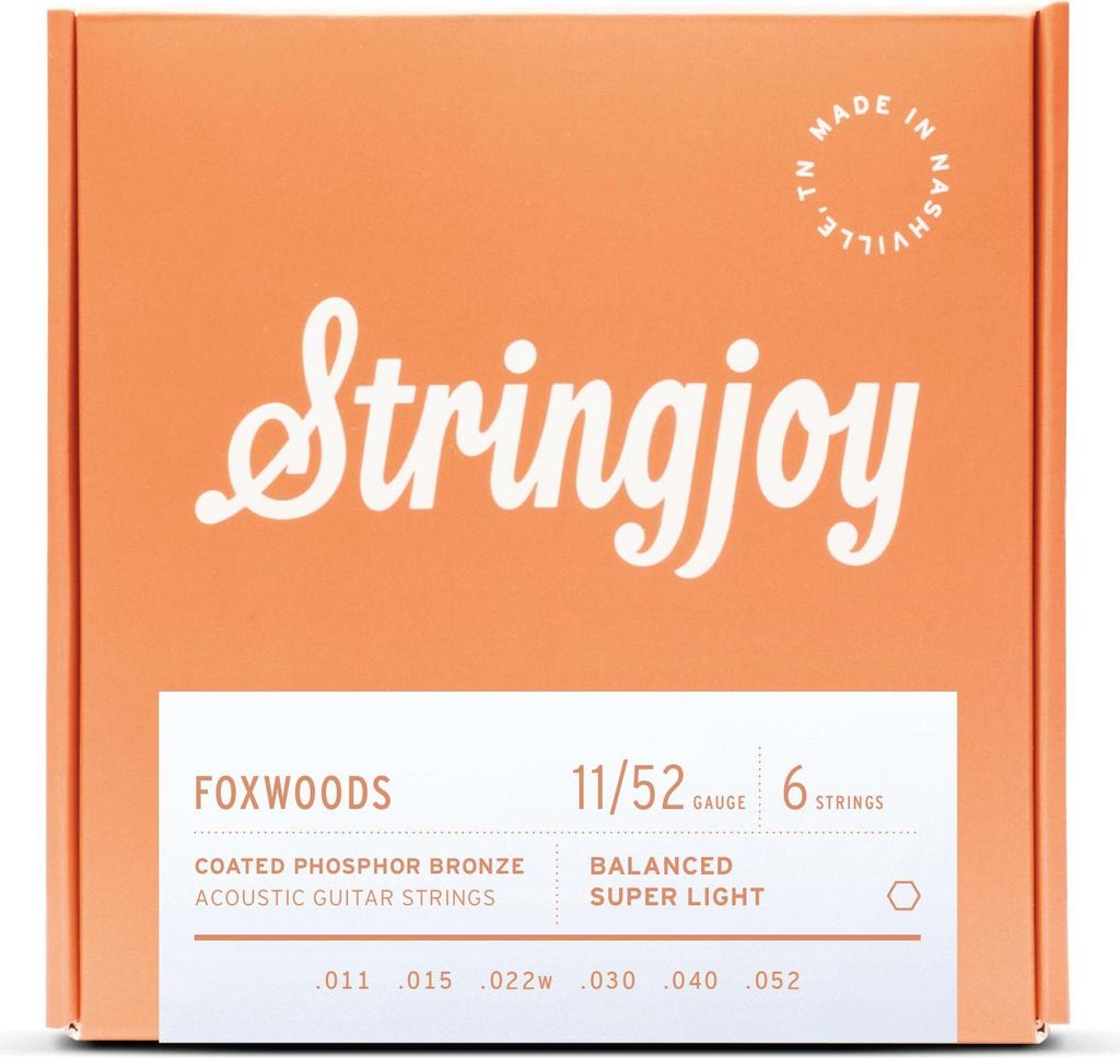 Stringjoy FW1152 FOXWOODS Phosphorbronze-Saiten für Akustikgitarren 11-52