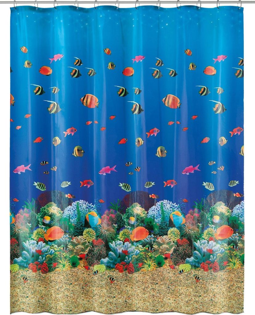 Kleine Wolke Duschvorhang PEVA MALEDIVEN Multicolor 180 x Produktbild 