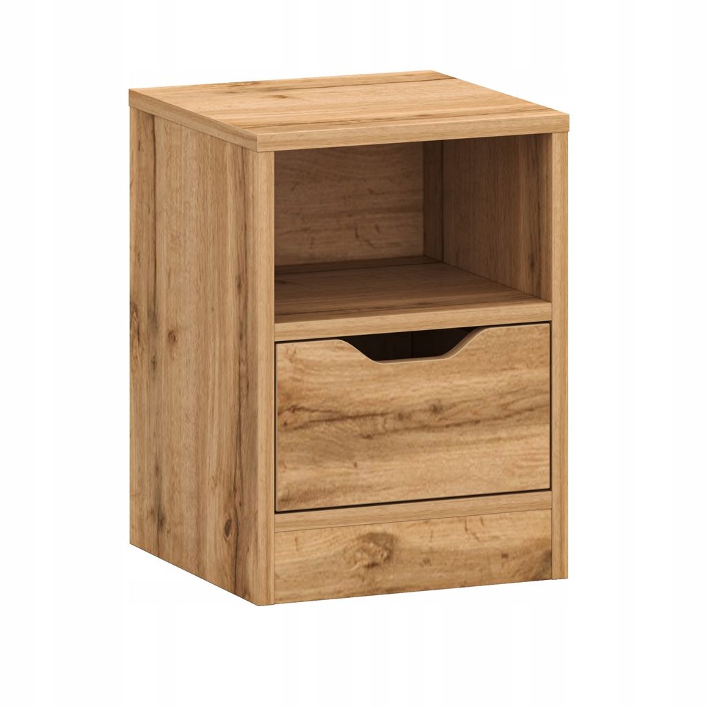 Nachttisch Tom T02, Schublade 31x43 cm (Eiche wotan)