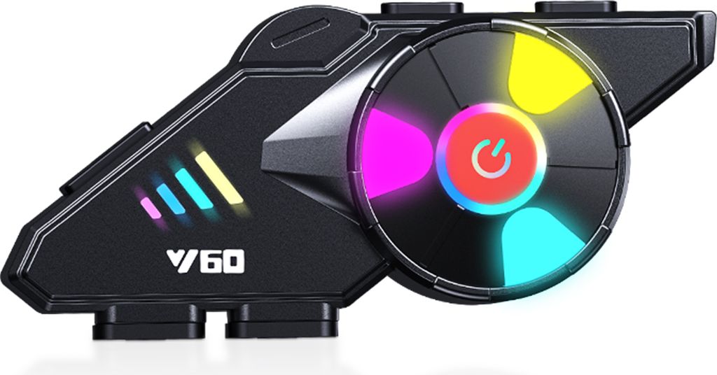 Y60 Motorrad BT5.3 Intercom Headset Wireless FM Radio Geraeuschunterdrueckung