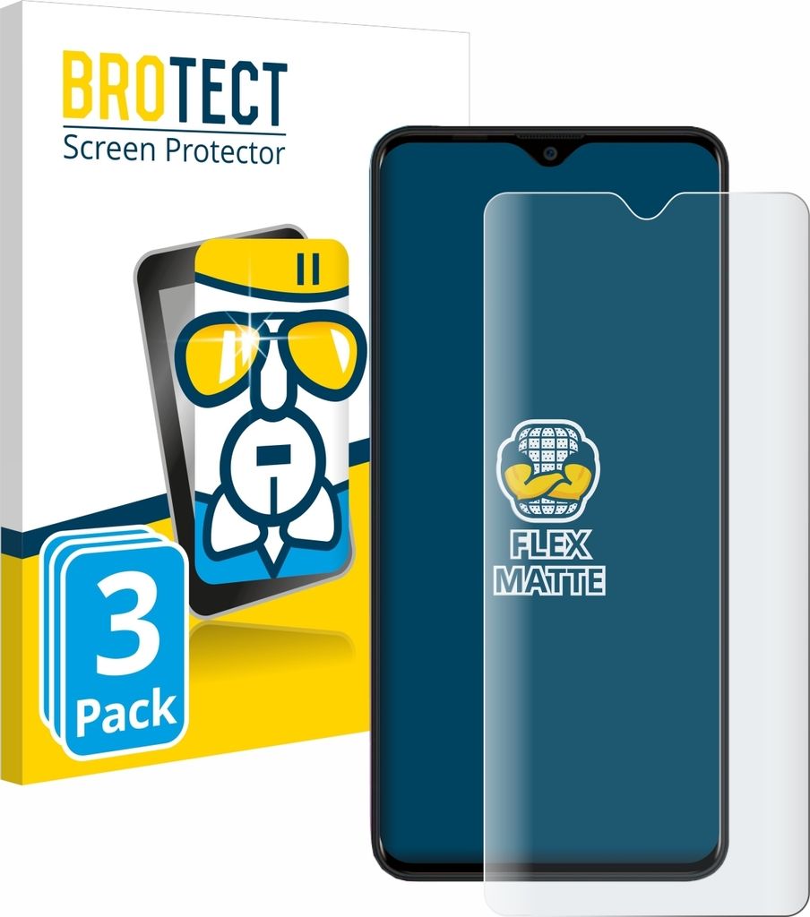 2x BROTECT Fullscreen Schutzfolie für Samsung Galaxy Z Fold 3 5G (Inneres Display) Displayschutz Folie Fullcover Matt Entspiegelungsfolie