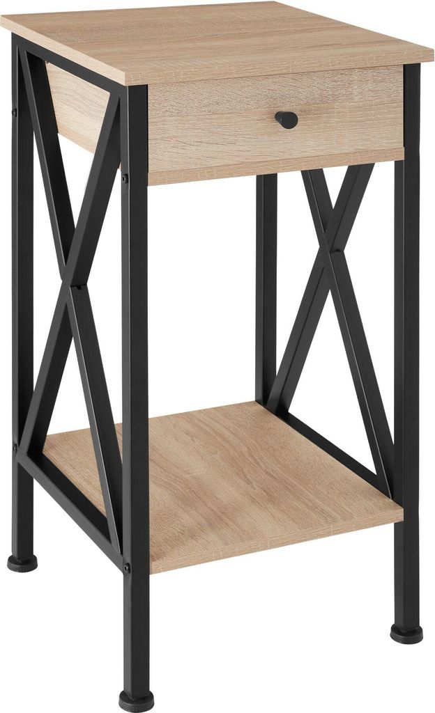 tectake Beistelltisch Dayton 35x35x70,5cm