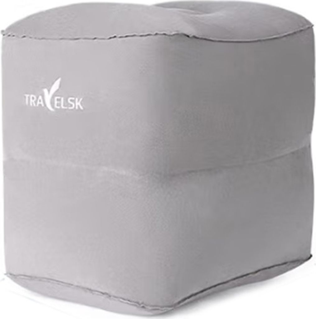 Fußstütze Flugzeug, Aufblasbare Fußstütze Kissen für Reisen Auto & Zuhause & Büro, Höhenverstellbar Flyaway Kids Bed, Zum Schlafen auf lange...