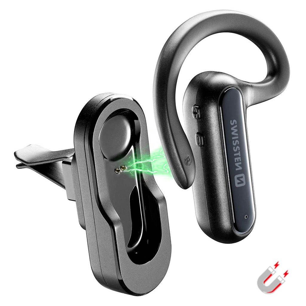 Swissten Dock Earpiece + Charger SAU000015 Black Produktbild 