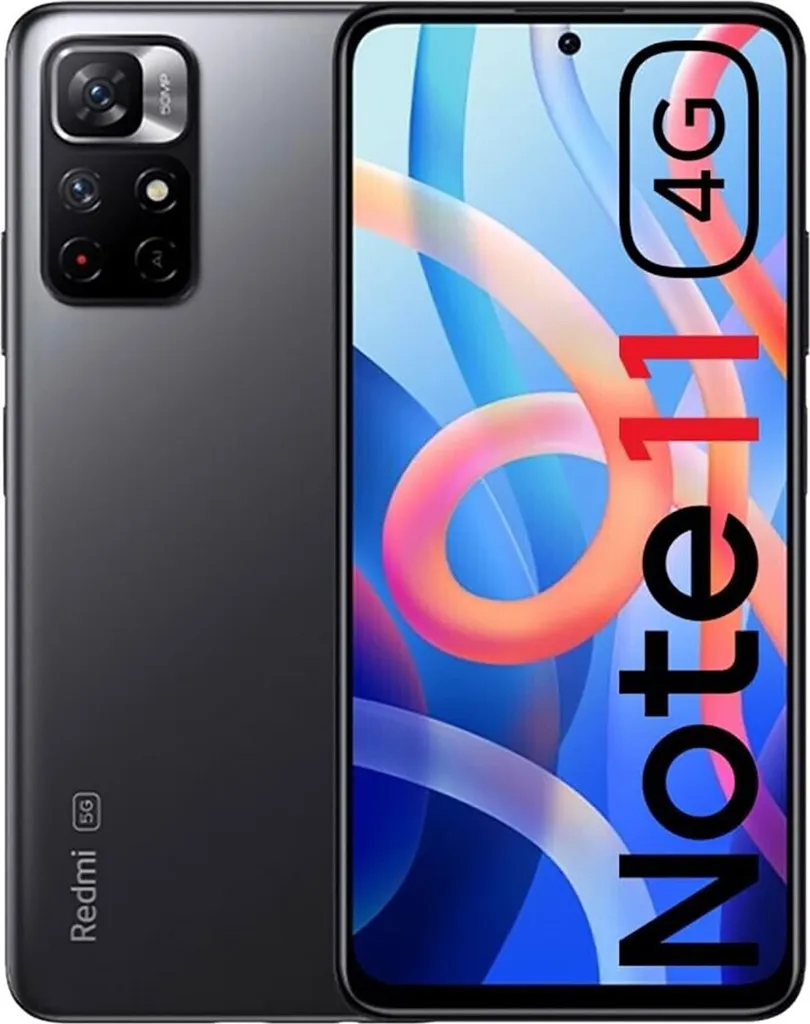 Xiaomi Redmi Note 11 avec batterie 5000 mAh - Mobile 4G Gris de 64 Go