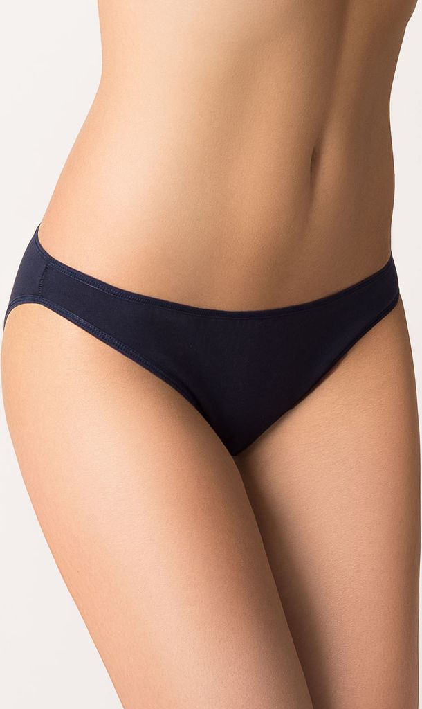 Vivisence 4003 dame slip unterhose niedriger bund , dunkelblau, m