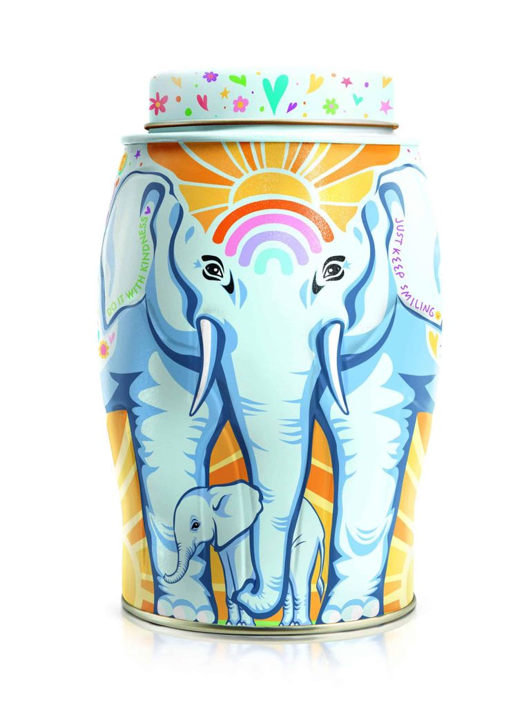 Williamson Fine Teas - Elephant Caddy - Happiness - English Breakfast Tea, 40 Beutel