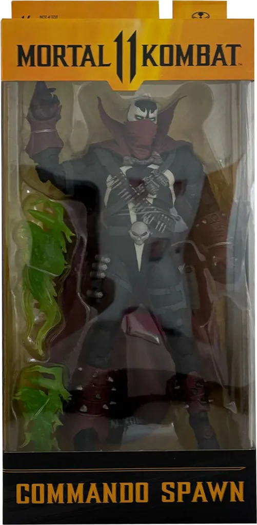 Figurine Commando Spawn Mortal Kombat 18 cm - Statuette articulée de luxe