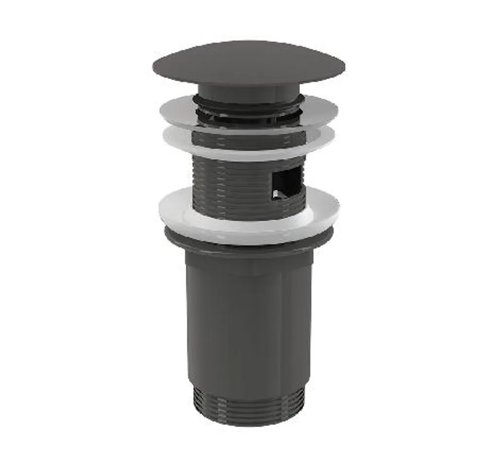 Scarico Click-Clack 5/4 Alcadrain Gun Metal Metallo con Troppopieno