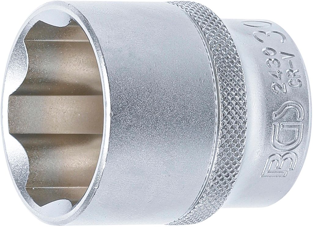 BGS 2430 Steckschlüssel-Einsatz "Super Lock", 12,5 (1/2), 30 mm