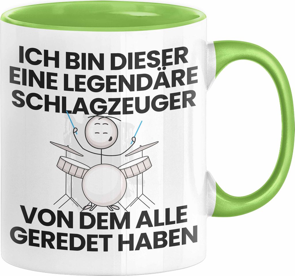 Schlagzeuger Geschenk Tasse Lustige Geschenkidee Geburtstag für Schlagzeuger Ich Bin Dieser Legendäre Schlagzeuger Von Dem Alle Geredet Haben Kaf...