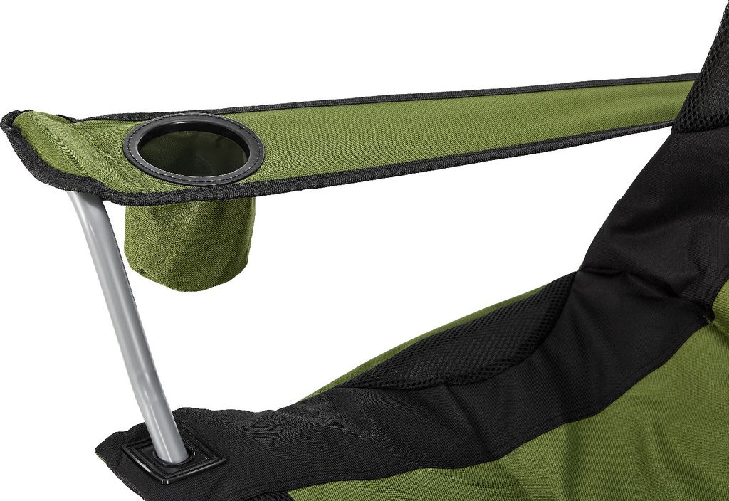 Juskys Campingstuhl Lido mit Getränkehalter & Tasche - Produktbild 
