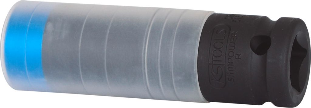 KS TOOLS 515.0992-E SlimPOWER 1/2"Impact-Stecknuss, 17mm, auf Hänger