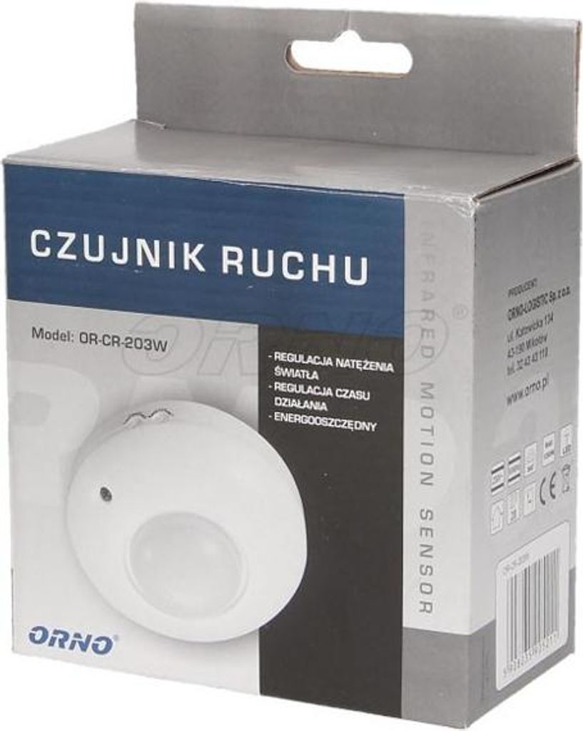 Orno | Détecteur de mouvement - Modèle OR-CR-203/W - Blanc Image du produit 