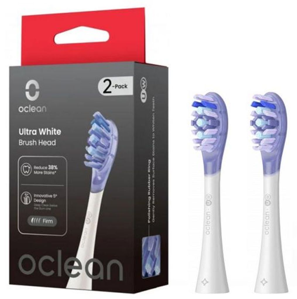 Oclean Bürstenkopf Ultra White 2er Pack, Weiß Produktbild 
