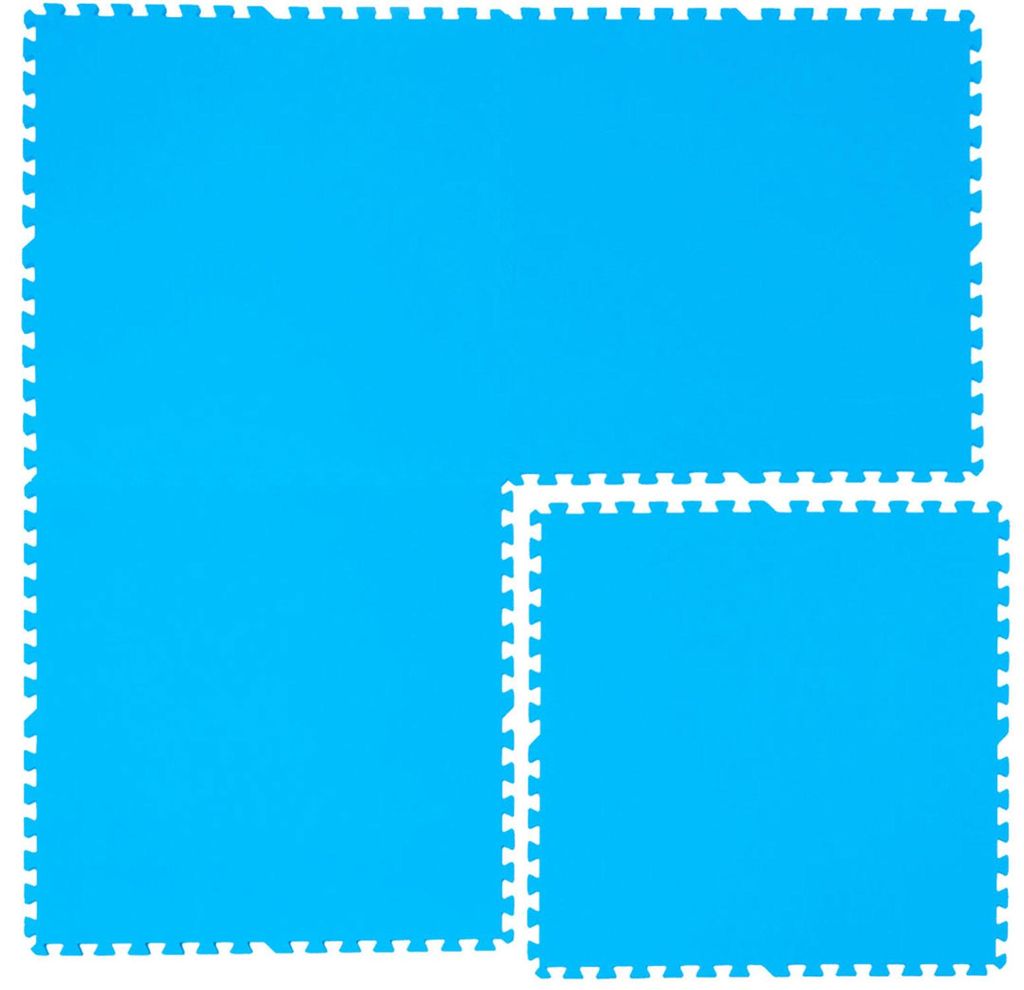 2,6 m² Poolunterlage - 4 EVA Matten 81x81 Pool Unterlage - Produktbild 