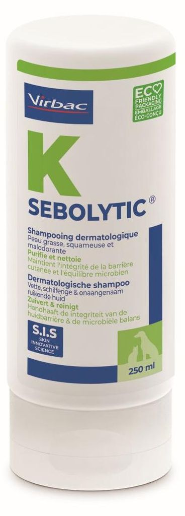 VIRBAC Sebolitic - shampoo per cani e gatti - 250 ml Immagine del prodotto 