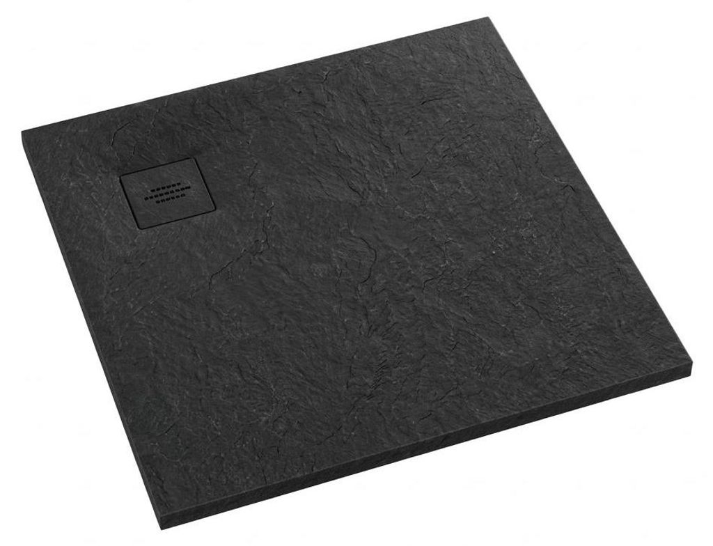 Duschwanne Stabildense Ultralight Premium TYTANIT SCHWARZ 80x80 cm