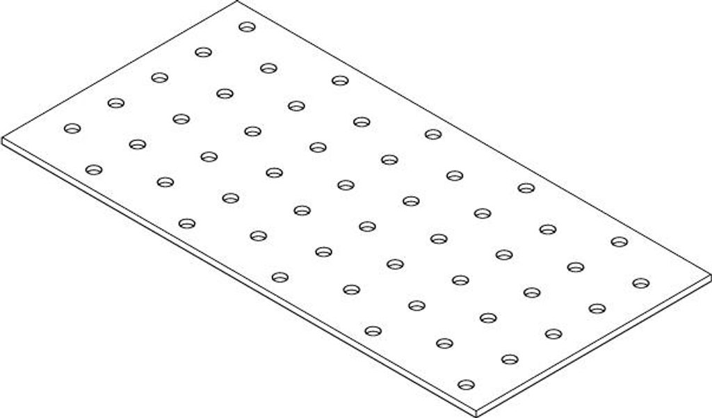 Montageplatte 1200*40*2,0Mm - Lb Pl1200*40