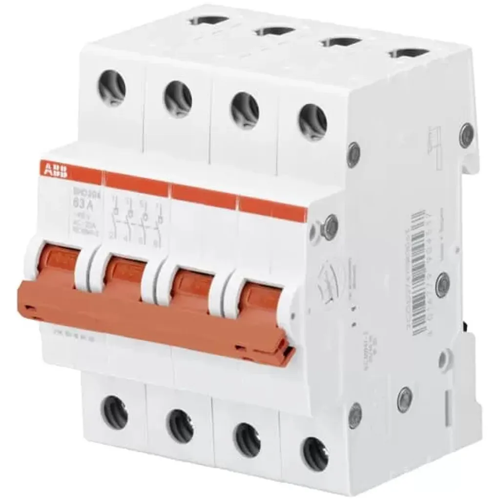 Interrupteur-sectionneur SHD204/63 ABB Stotz S&J 2CDD274111R0063 - 63A