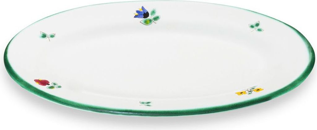 Gmundner Keramik Streublumen Ovalschale 21 x 14 cm