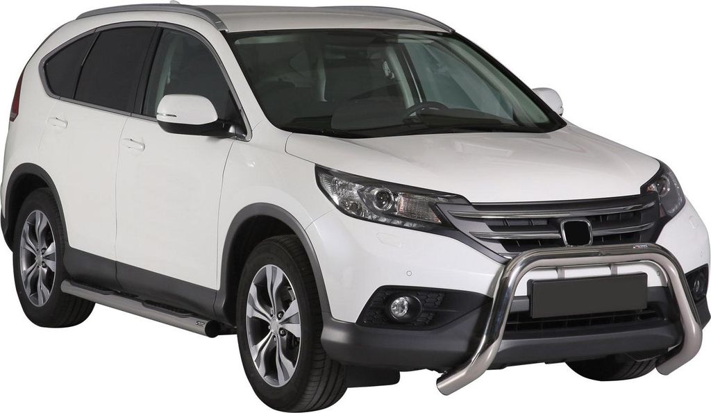 Frontbügel Frontschutzbügel für Honda CR-V 2012-2015 ø76mm Stahl Silber Schutz