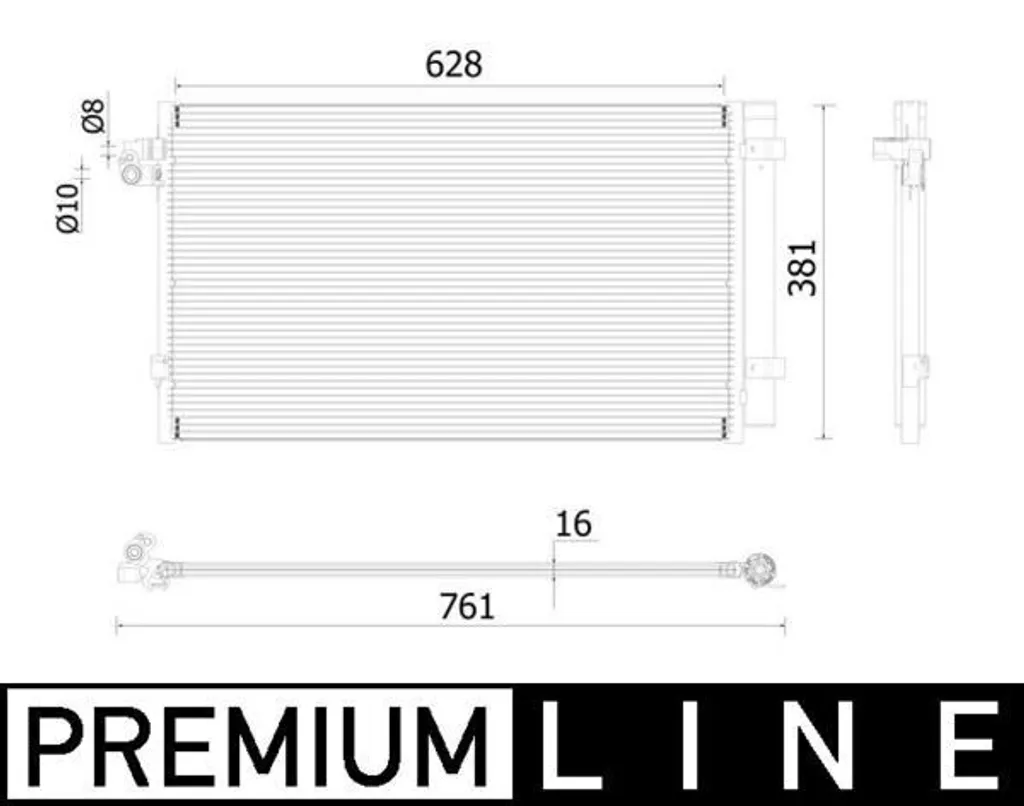 Radiateur de clim pour ALPINA B7 MAHLE - Système de froid habitacle