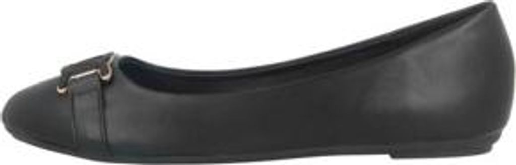 Fitters Footwear Iris Ballerinas in Übergrößen Schwarz 2BB0882004 Black Polyurethangroße Damenschuhe