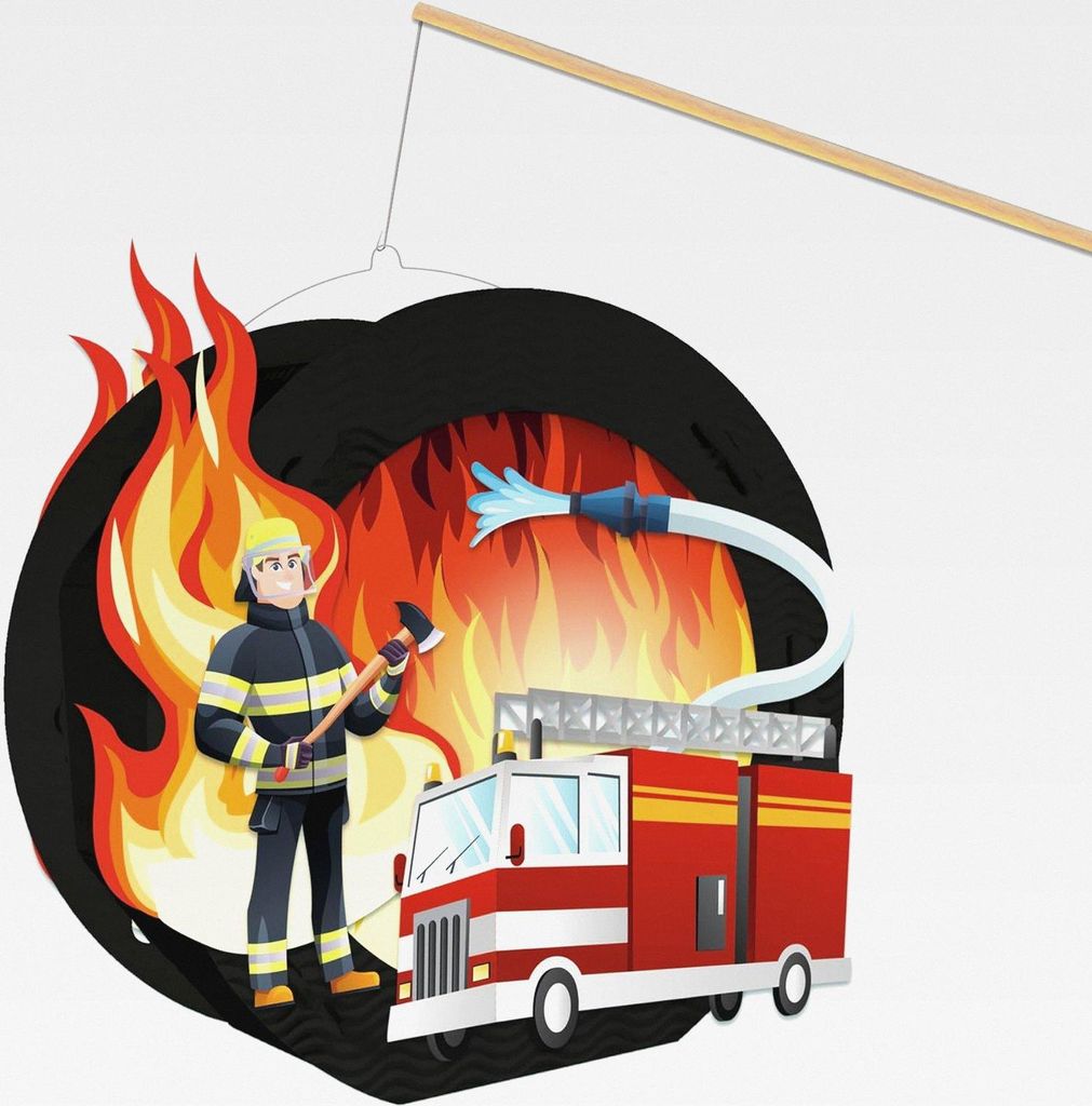 - Laternen-Bastelset Easy Line, Feuerwehr, ca. 21,8 x 21 x 10,3 cm, Set zum Basteln einer Laterne, inklusive Schritt für Schritt Anleitung, ideal ...