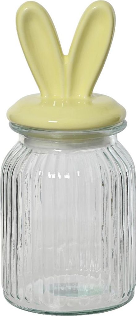 Kaemingk Glasgefäß Ostern 24 cm grün-weiß Produktbild 