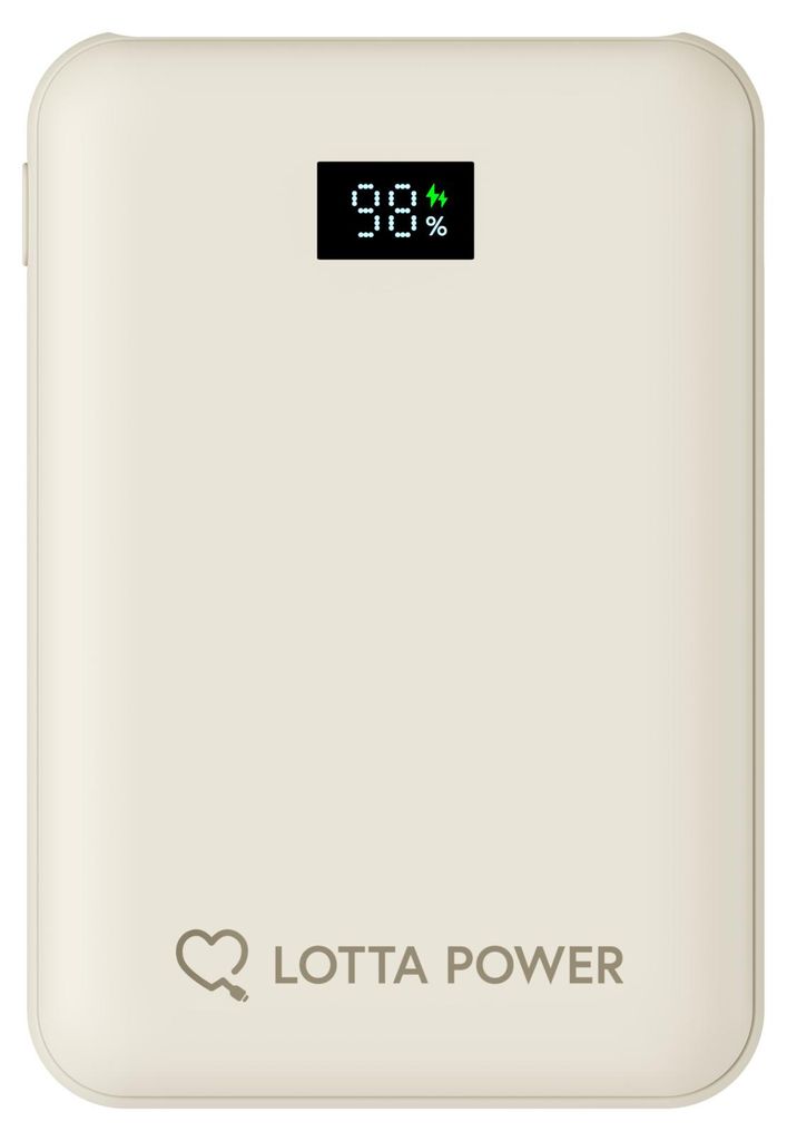 Lotta Power Mini 10.000 mAh 20W Schnellladen LED-Display Produktbild 