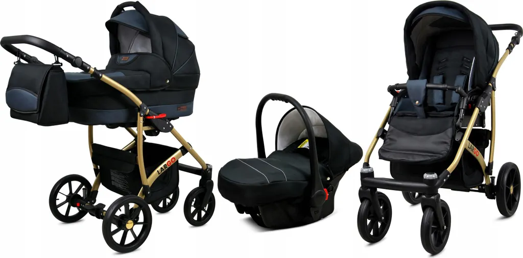 Poussette pour chat évolutive et pliable BabyLux Largo 3en1