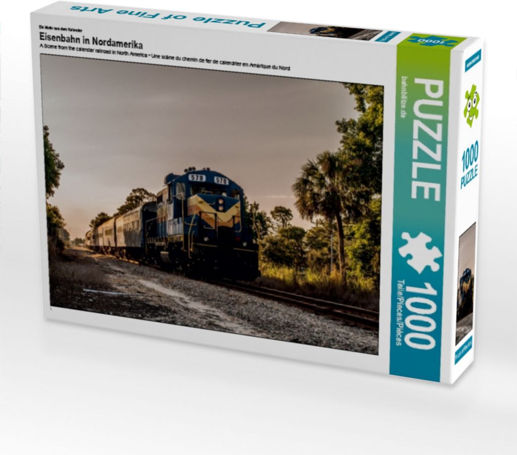 Calvendo Ein Motiv aus dem Kalender Eisenbahn in Nordamerika 1000 Teile Puzzle quer 640x480mm, CALVENDO; 7443161